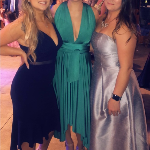 Infinity dress in greenish teal - Picture 1 of 7